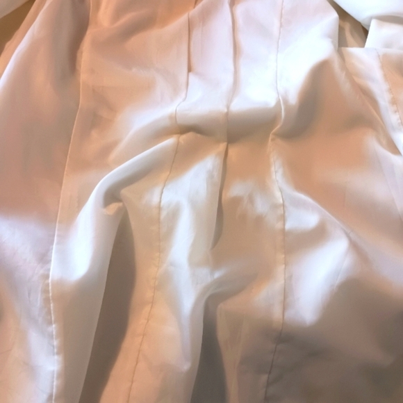 Trench Coat Cream Color  Y2K Gallery Belted - Picture 8 of 13